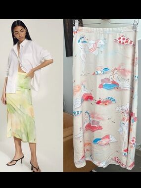 Aritzia Wilfred Midi Skirt